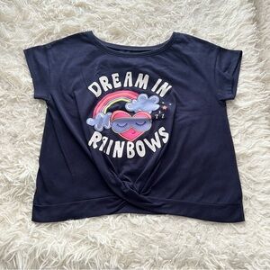 Old Navy | Girls’ Short Sleeve Twist-Hem Pajama Top | XL (14/16)